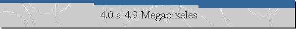 4.0 a 4.9 Megapixeles